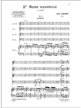 2ème Messe Solennelle Opus 55 - Auguste Durand - Partition - Chœur